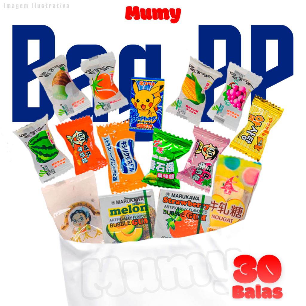 Bag PP Mumy com 30 balas e doces asiáticos — imagem 1